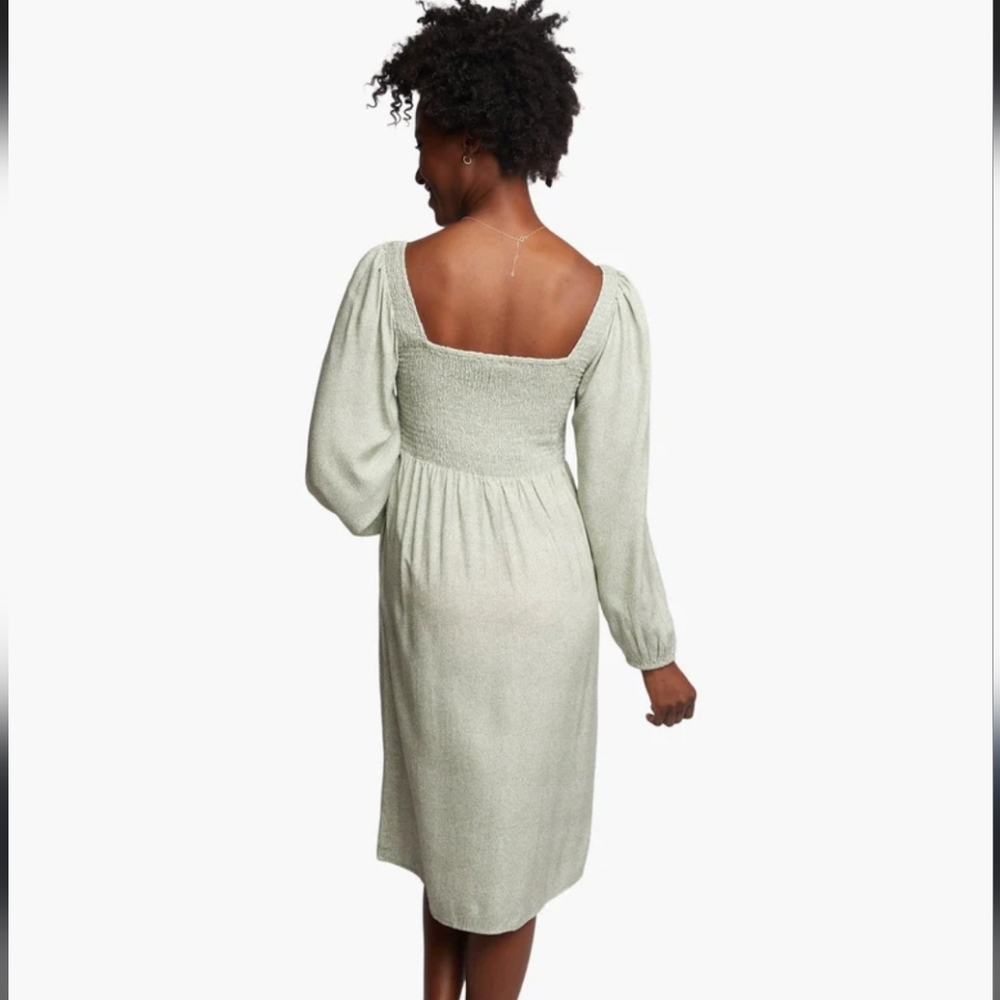 ABLE Joyce Smocked Midi Dress Nwt XL - Picture 2 of 10